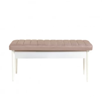 Suoliukas Vina Bench - balta, akmens