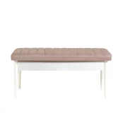 Suoliukas Vina Bench - balta, akmens kaina