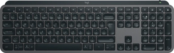 Belaidė klaviatūra Logitech MX Keys S - RF Wireless+Bluetooth, Illuminated, US, Graphite