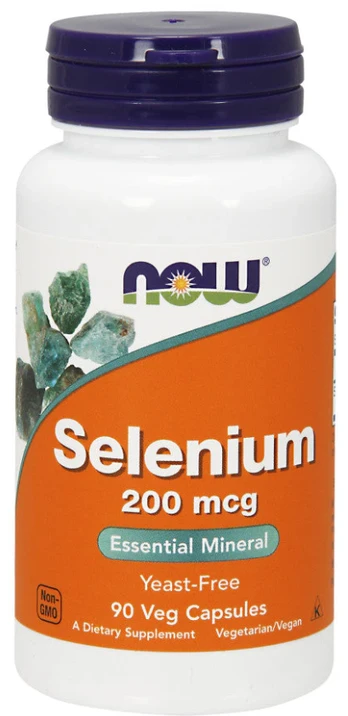NOW Selenium 200mcg 90 Vcaps