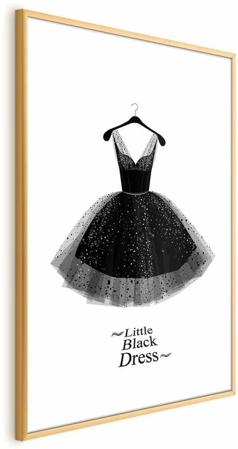 Artgeist Plakatas - Little Juodas Dress