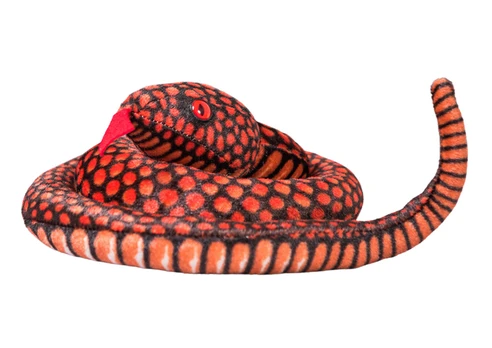 Lean Toys Plush Snake Mascot Raudona 100 cm