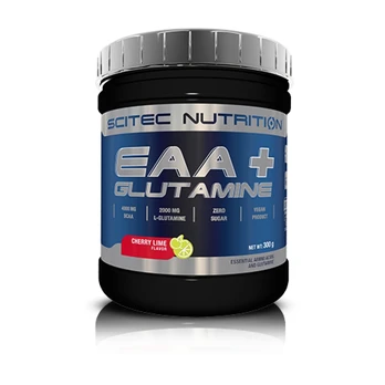 Scitec EAA+Glutamine 300 g. - Chery-lime skonis