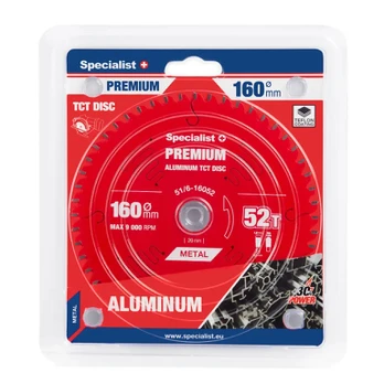 SPECIALIST+ pjovimo diskas Aluminium 160x52Tx20mm