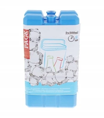 Šaldymo įdėklai kelioninei šaldymo dėžei, 2x200ml