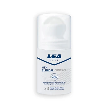 LEA Men Clinical Control Roll-on Deodorant Rutulinis antiperspirantas vyrams 50ml