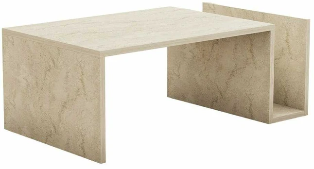 Kalune Design Žurnalinis staliukas Memo - Travertine
