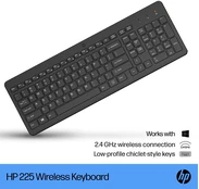 HP 225 belaidė klaviatūra