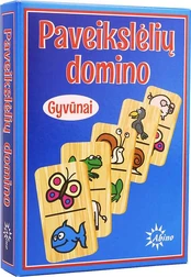 Žaidimas "Gyvūnai. Paveikslėlių domino" kaina