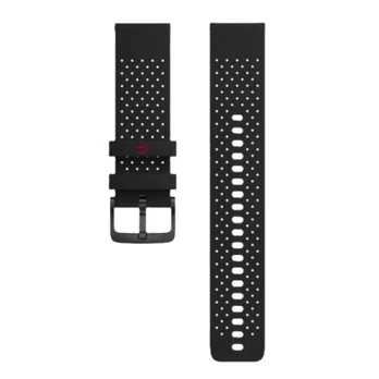 Apyrankė POLAR VANTAGE M / GRIT X 22 mm (juoda/balta) (Spalva: Juoda)