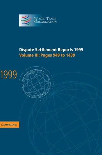 Dispute Settlement Reports 1999: Volume 3, Pages 949-1439