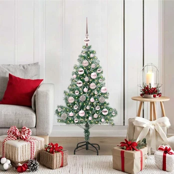 Dirbtinė Kalėdų Eglė Su Sniegu ir LED Šviesa 120 cm