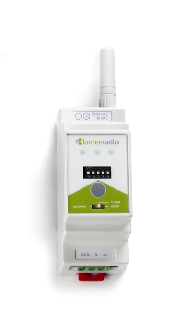 W-Modbus modulis, montuojamas ant DIN bėgelio