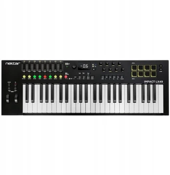 Nektar Impact LX 49 mkIII - MIDI keyboard 49 keys USB, juodas