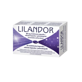 LILANDOR 80 mg minkštosios kapsulės N28