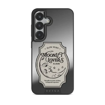 Moonlit Lovers - Samsung Galaxy S25 Plus Case, Elite Mirror (Magnetic) / Gunmetal