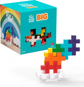 Plus Plus - BIG Rainbow Mix / 100 pcs (4354)