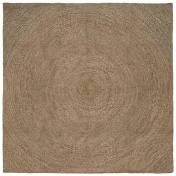 Kilimas Pilka 200 x 200 cm Džiutas