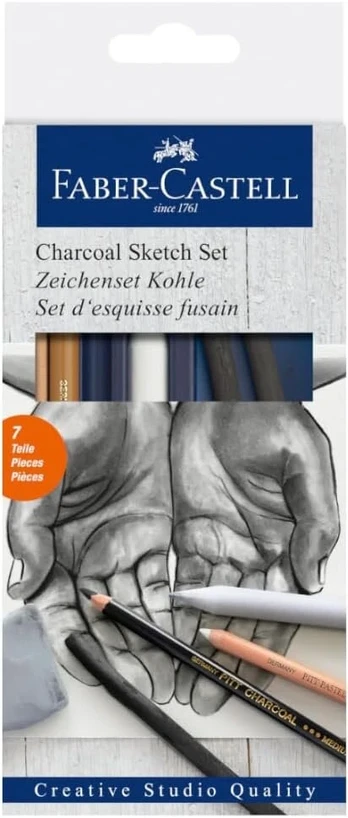 Faber-castell eskizų rinkinys, juodas