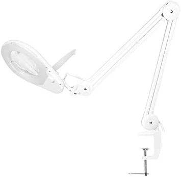 LogiLink Lupenleuchte mit Klemmhalterung, 5 Dioptrien, wei?
