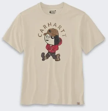 Marškinėliai Carhartt Light Jac Graphic avižų pienas