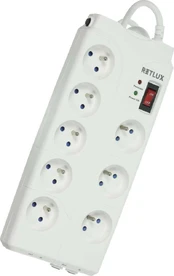 Retlux Surge protector 8 sockets 1836J-RSP 850 kaina
