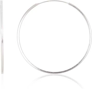 Sidabriniai auskarai –žiedai - 1.8 g. - 40 mm.