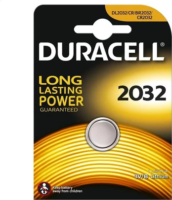 Elementai Duracell CR2032, CR2032, 3 V, 5 vnt.