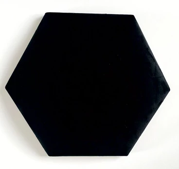 Apmušalų plokštės šešiakampis 30x26 korio formos black