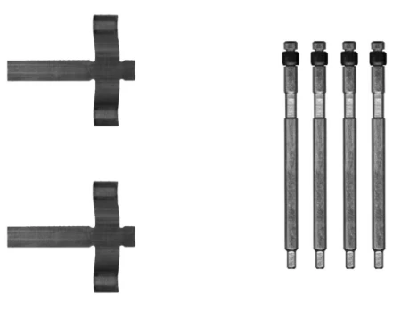 TEXTAR 82551800 Brake pad fitting kit