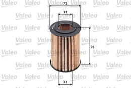 Alyvos filtras VALEO 586548