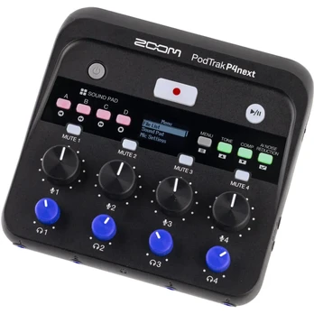 Zoom PodTrak P4next 4-Track Podcast Recorder