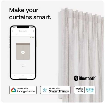 MotionBlinds Smart Curtain Rail Central opening 200cm