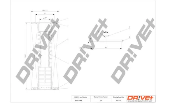Alyvos filtras Dr!ve+ DP1110.11.0026
