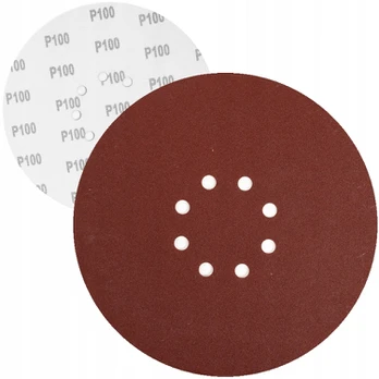 Šlifavimo diskinis popierius Lehmann, P100, 225 mm, su 8 skylėmis