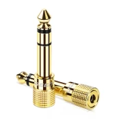 Ugreen adapter from 3,5 mm micro jack to 6,3 mm mini jack auksinis (20503) kaina