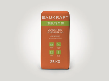 Mūro mišinys BAUKRAFT M10, 25 kg