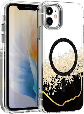 Dėklas Telforceone Epoxy Mag case for iPhone 11 juodas