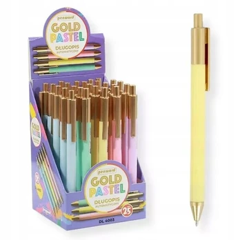 Rašiklis Gold Pastel (25 vnt.)