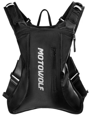 Kuprinė MotoWolf Hydration Juodas MB7B, su vandens talpa