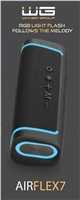 WG - Bluetooth Speaker WG AirFlex7 / juodas