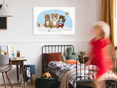 Artgeist Paveikslas - Teddy Bears on the Beach (1 Part) Wide kaina