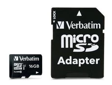 Verbatim 16 GB SD Micro (SDHC) Class 10 With Adaptor