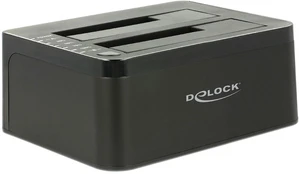 Dock stotelė Delock Dual Docking Station, juoda kaina