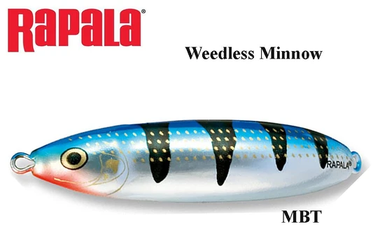 Žolinė blizgė Rapala Weedless Minnow MBT 22 g