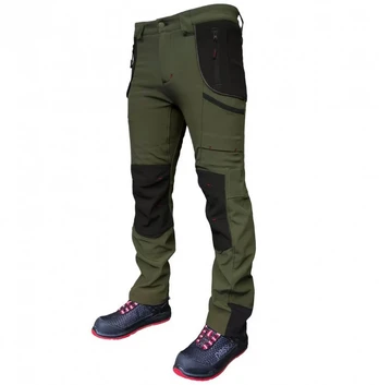 Kelnės Softshell Nebraska, žalia C60, Pesso