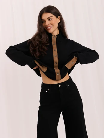 Italy Moda Sweter-IR-SW-57915.85-juoda