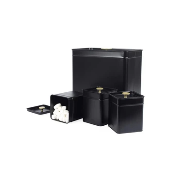Salter BW14372 Alchemy 4-Piece Countertop Set, Black