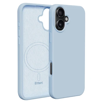 Dėklas Telforceone Etteri Silicone Mag case for iPhone 16 6,1' light mėlynas