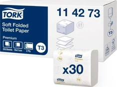 Tualetinis popierius Tork 114276 PREMIUM SOFT BULK T3, 252 lapelių kaina